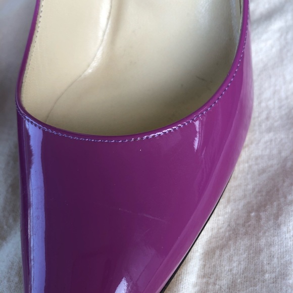 Jimmy Choo Romy patent leather pointed toe pumps - Picture 2 of 7